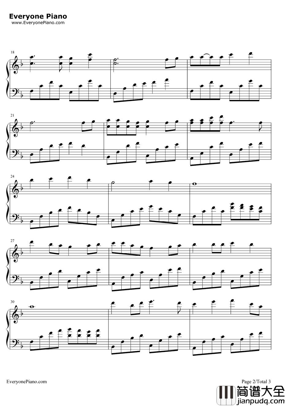 还是觉得你最好钢琴谱_张学友_还是觉得你最好