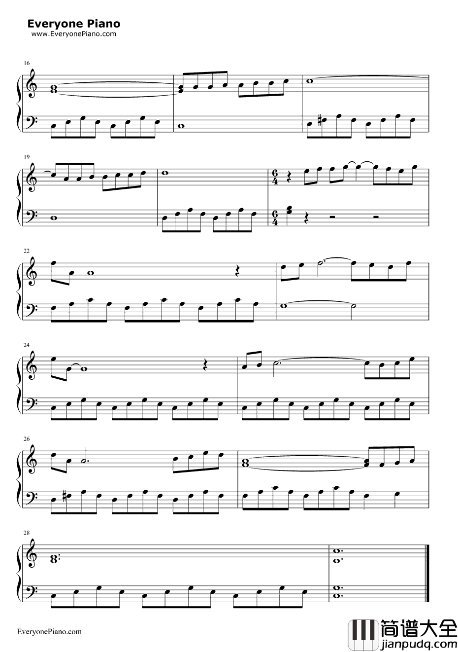 Bilitis钢琴谱_FrancisLai_比利蒂斯_少女情怀总是诗OST