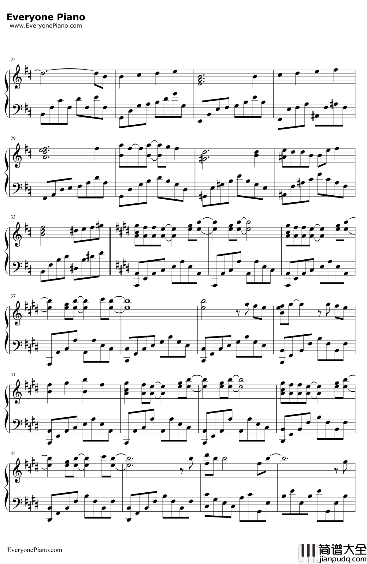 MySoulYourBeats!钢琴谱_Lia_AngelBeats!主题曲