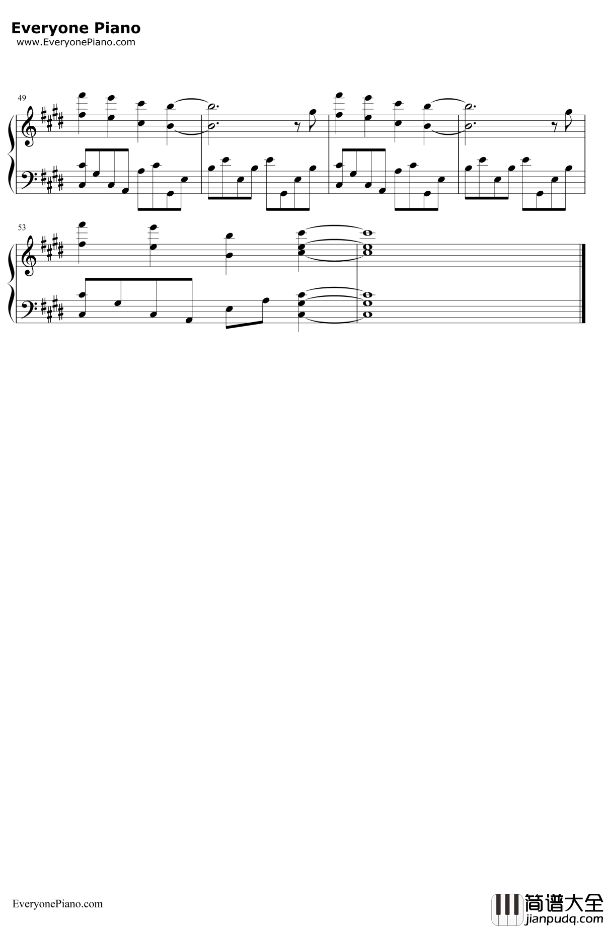 MySoulYourBeats!钢琴谱_Lia_AngelBeats!主题曲