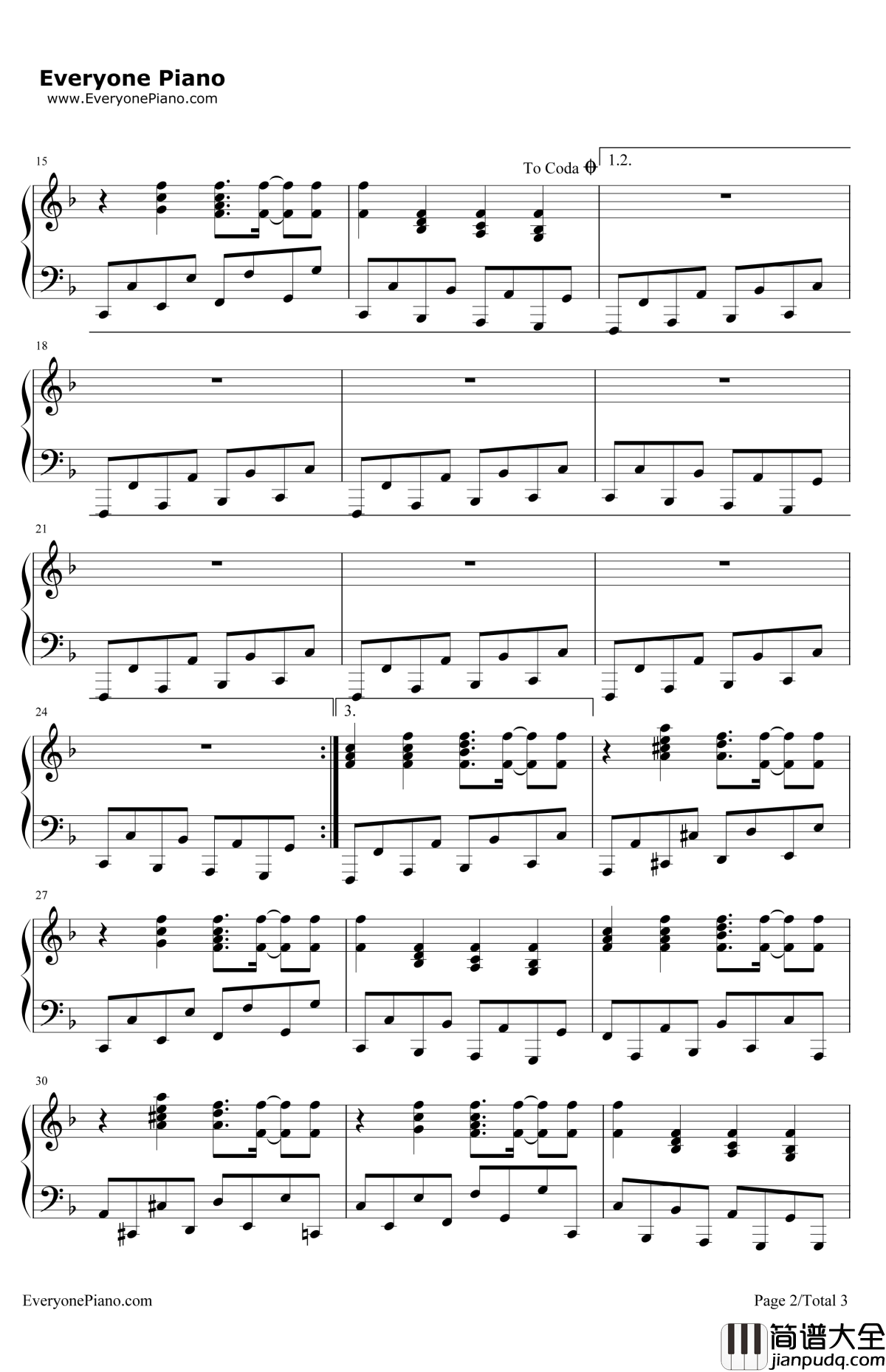 Bills钢琴谱_LunchMoneyLewis