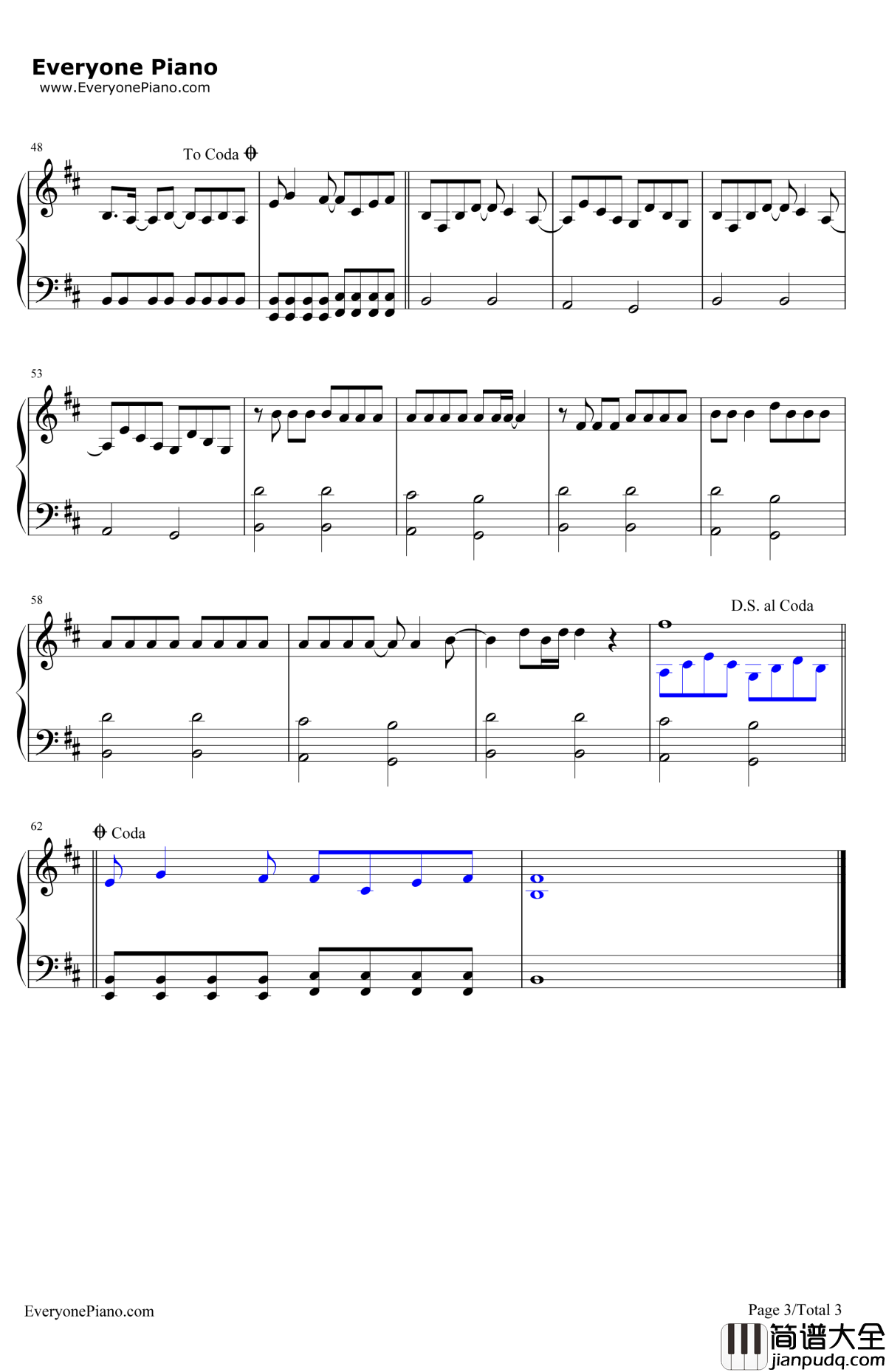 Kryptonite钢琴谱_3DoorsDown