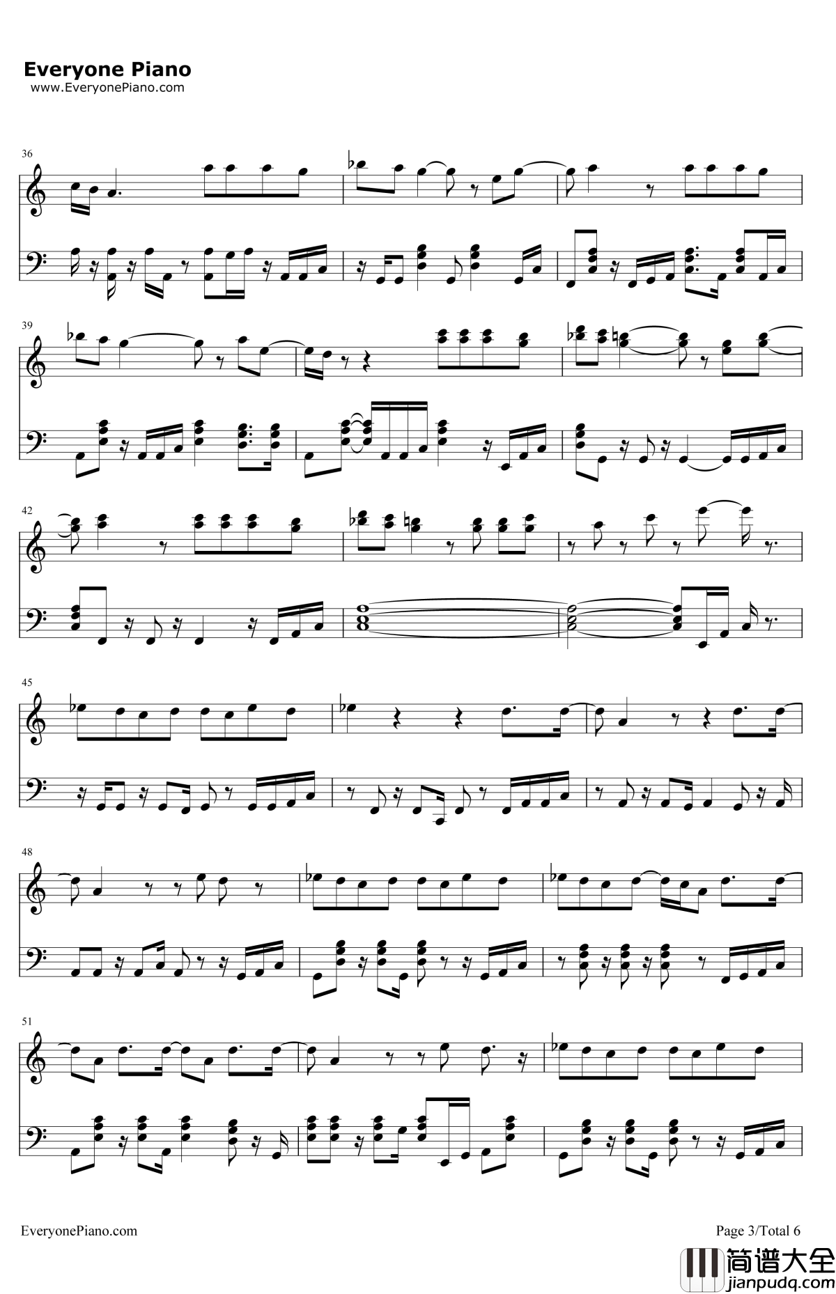 Can'tFeelMyFace钢琴谱_TheWeeknd