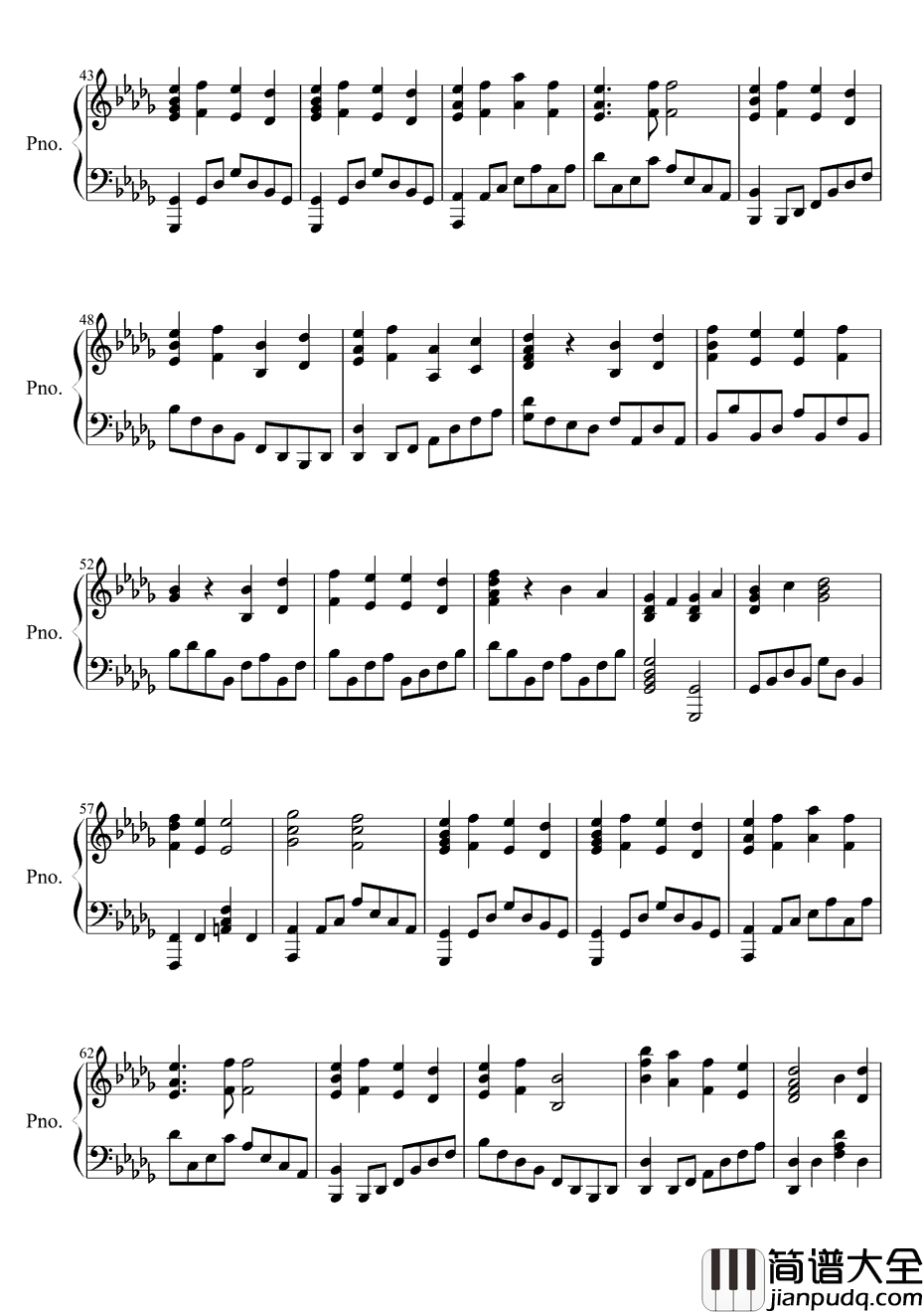 DAYxDAY钢琴谱_BLUEENCOUNT_银魂°OP