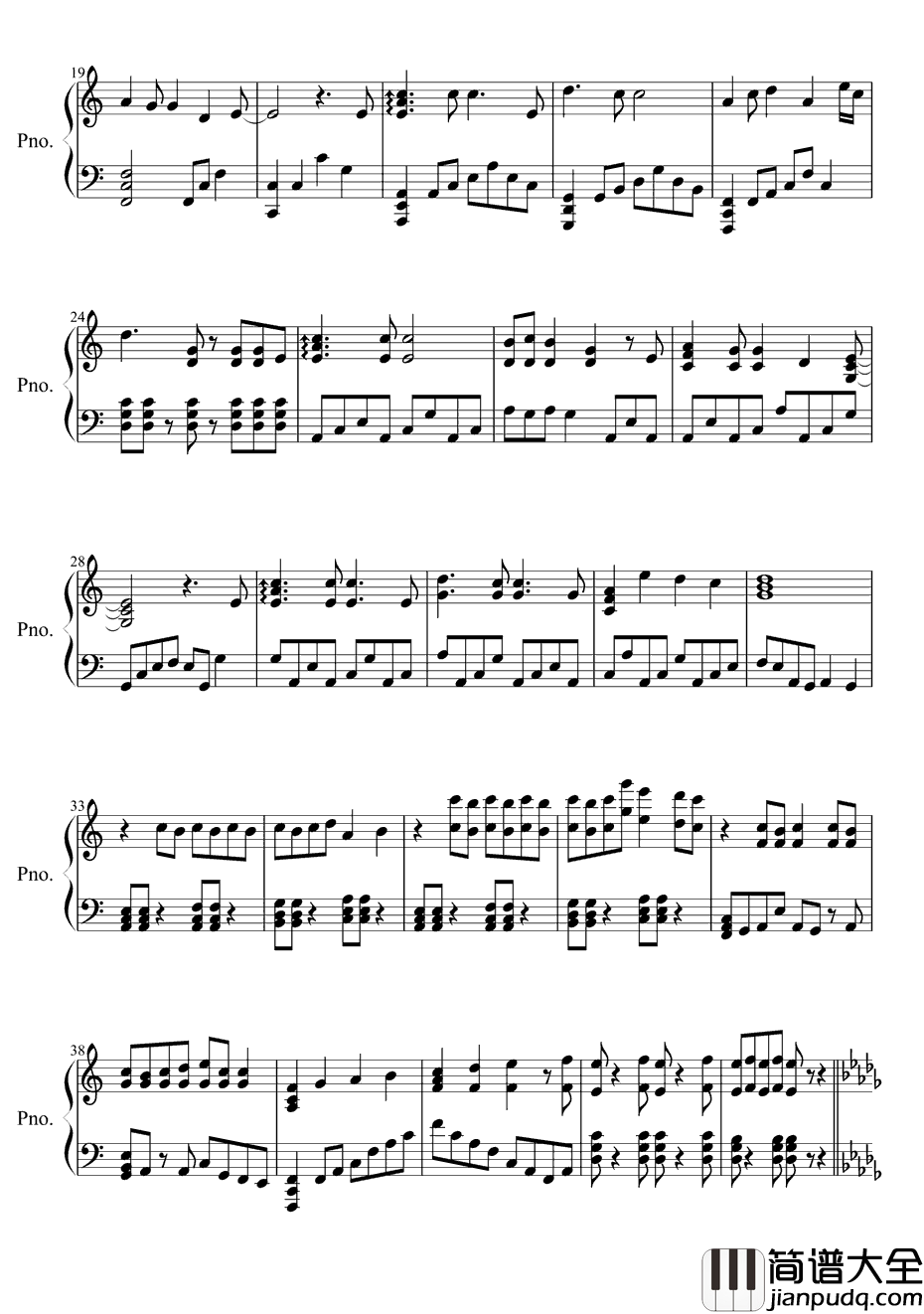 DAYxDAY钢琴谱_BLUEENCOUNT_银魂°OP