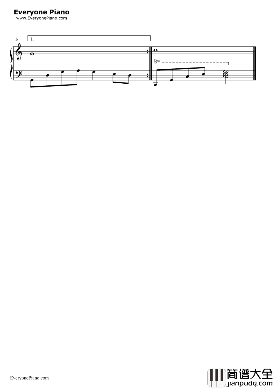 千言万语钢琴谱_邓丽君