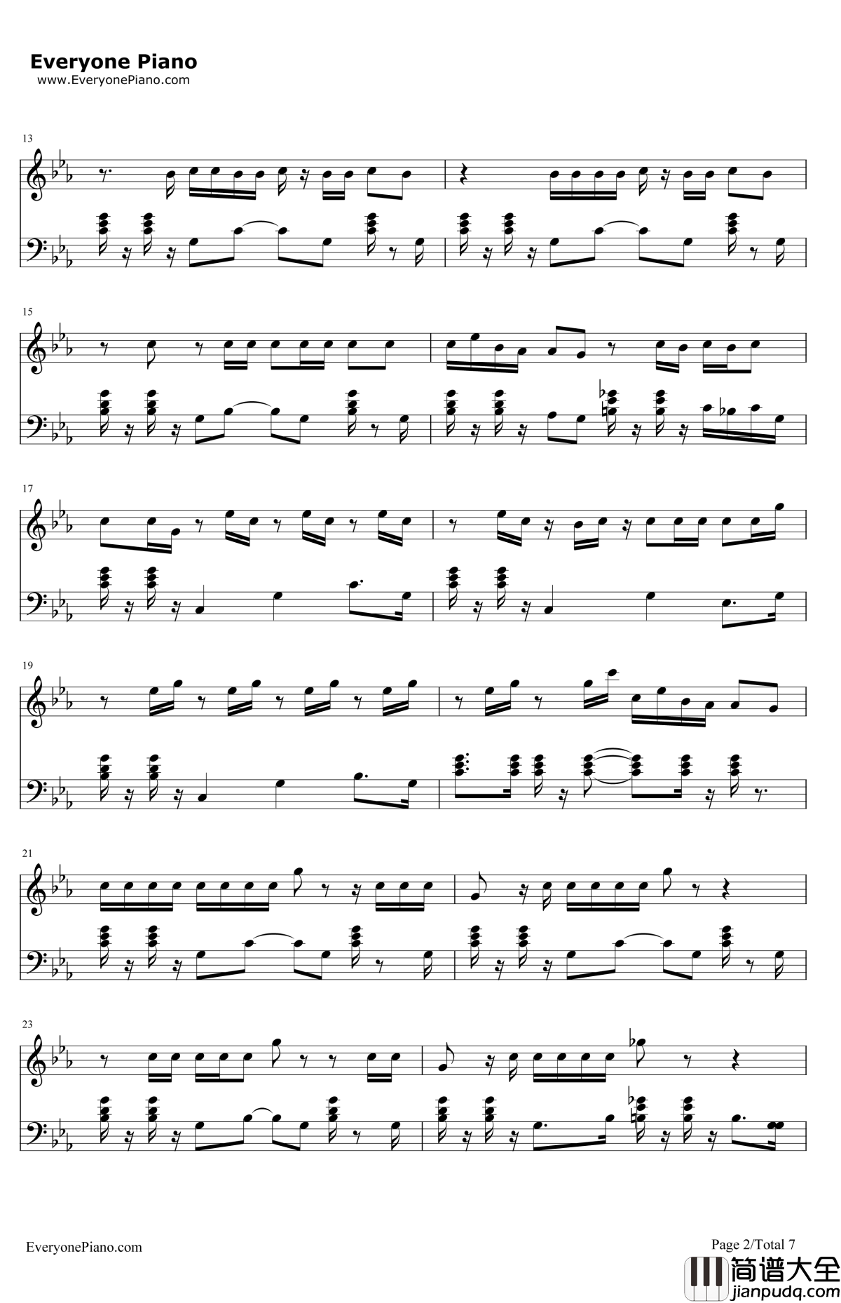 WorthIt钢琴谱_FifthHarmony