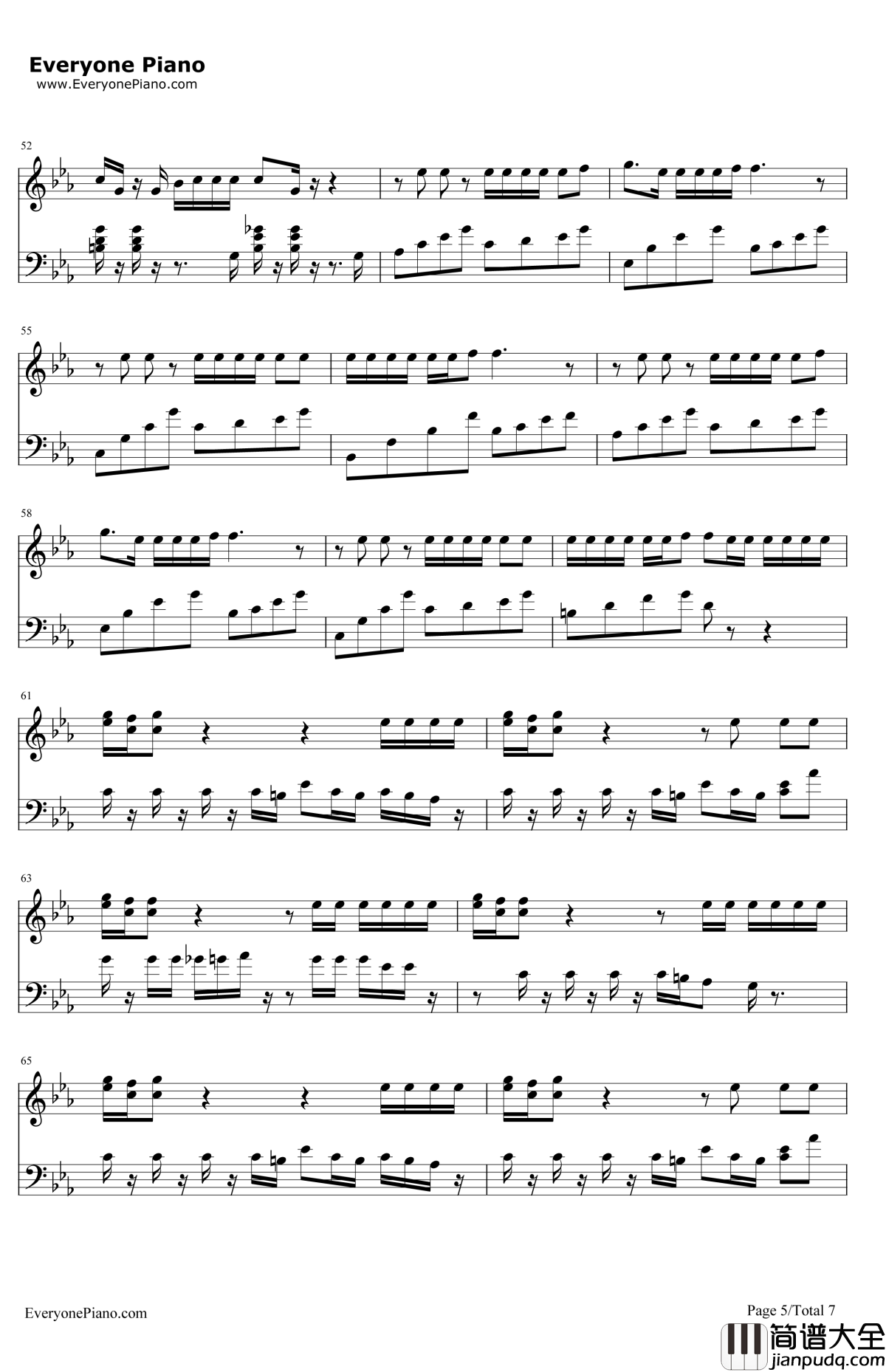 WorthIt钢琴谱_FifthHarmony