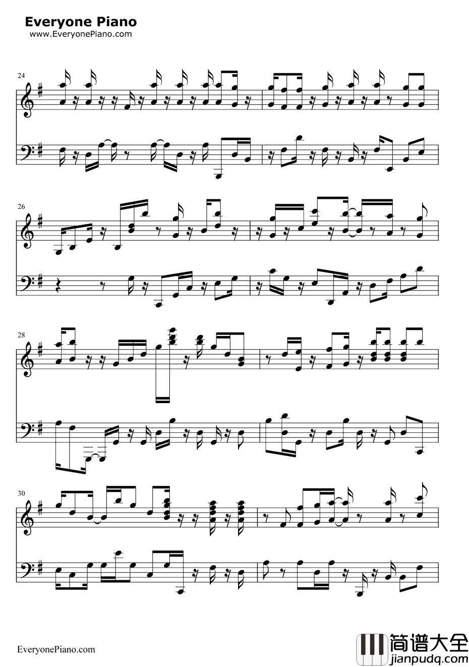 朝焼けのスターマイン钢琴谱_今井麻美_可塑性记忆ED