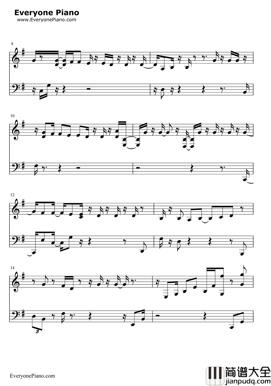 朝焼けのスターマイン钢琴谱_今井麻美_可塑性记忆ED