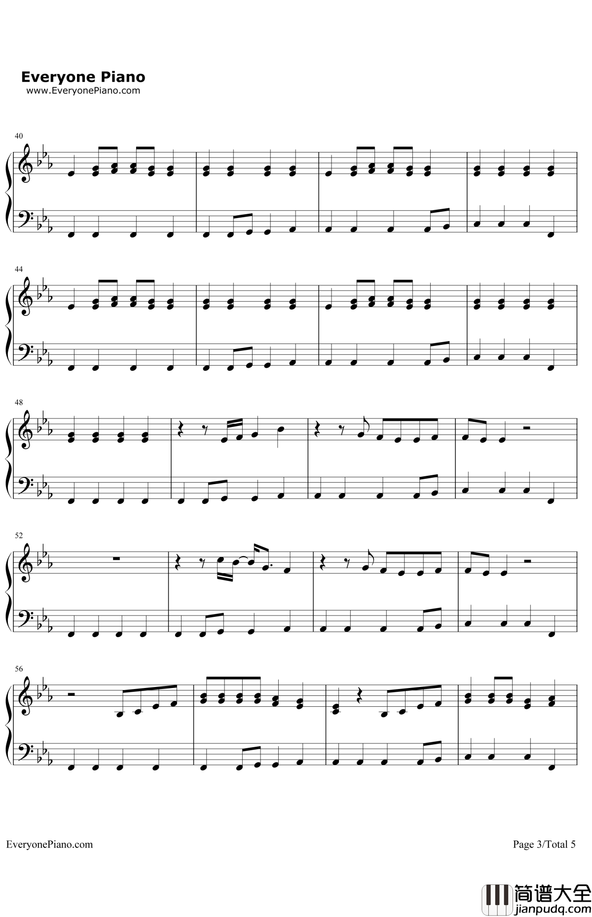 ThinkingAboutYou钢琴谱_CalvinHarris