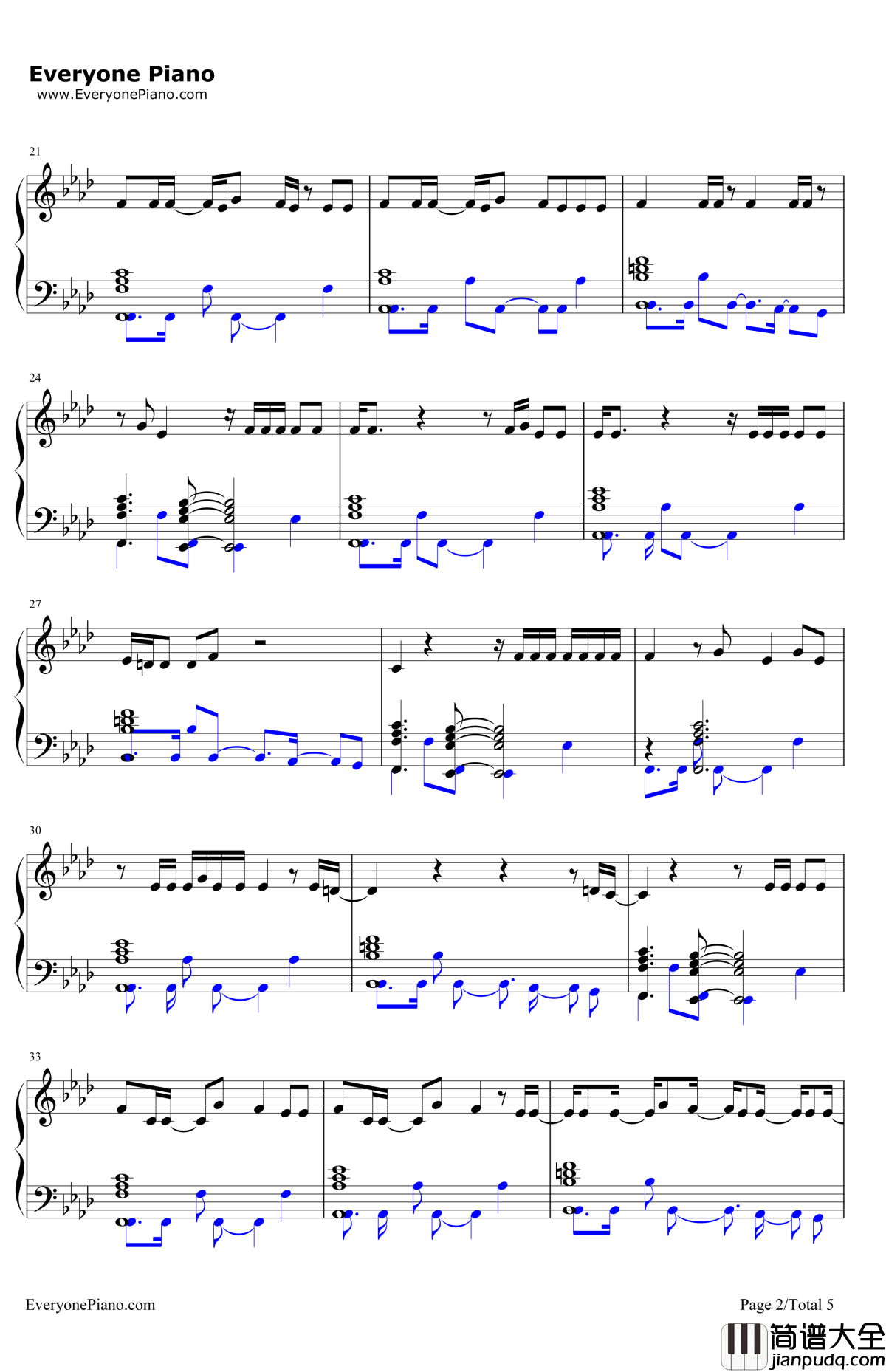 Good_for_You钢琴谱_SelenaGomez