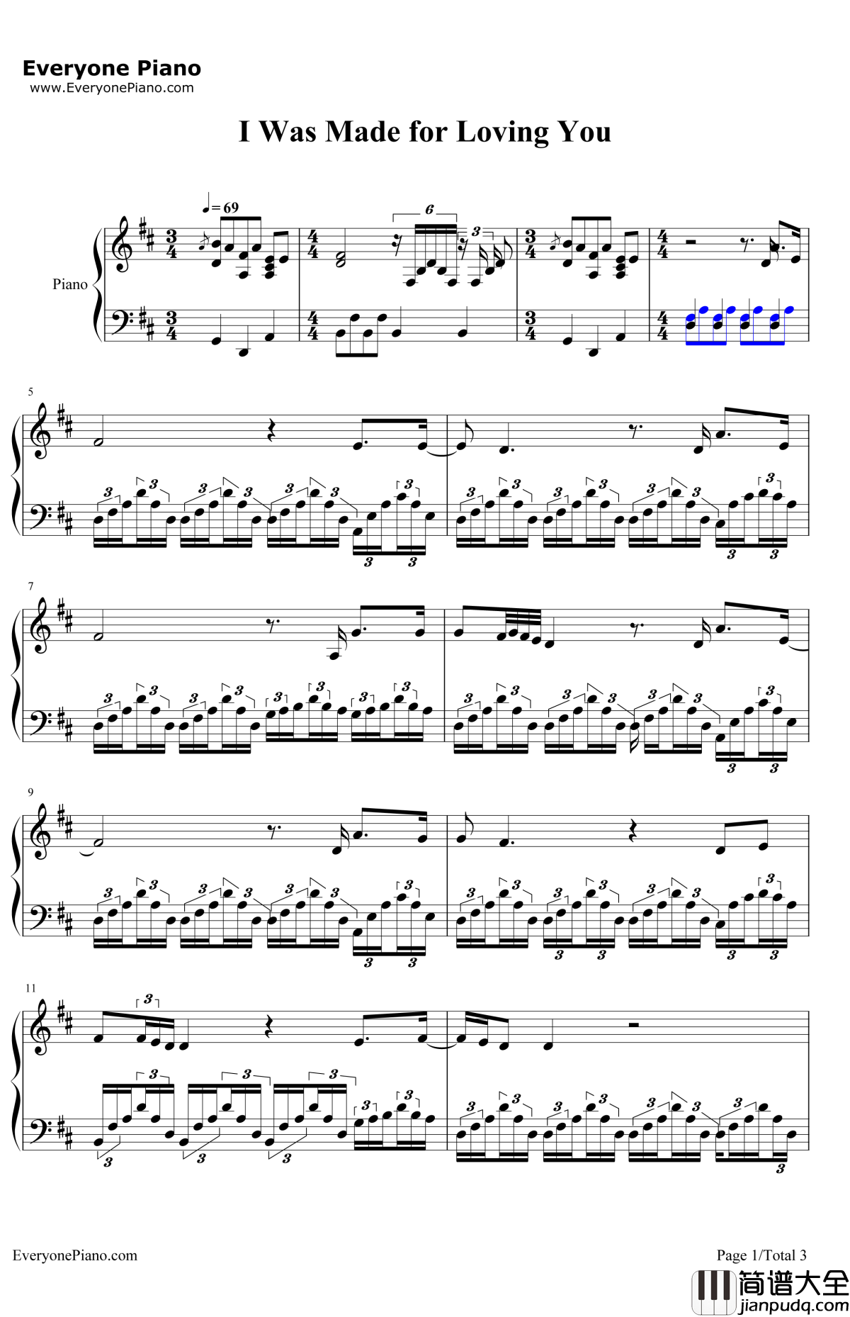 I_Was_Made_for_Loving_You钢琴谱_ToriKelly