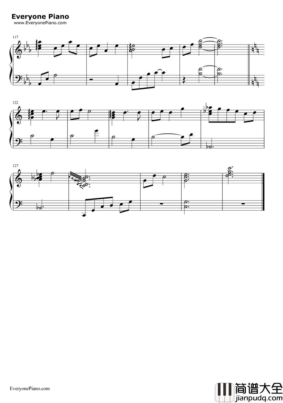 风の街へ钢琴谱_FictionJunctionKEIKO_翼年代记OST