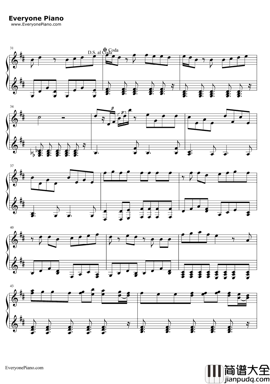 The_Day_You_Went_Away钢琴谱_M2M