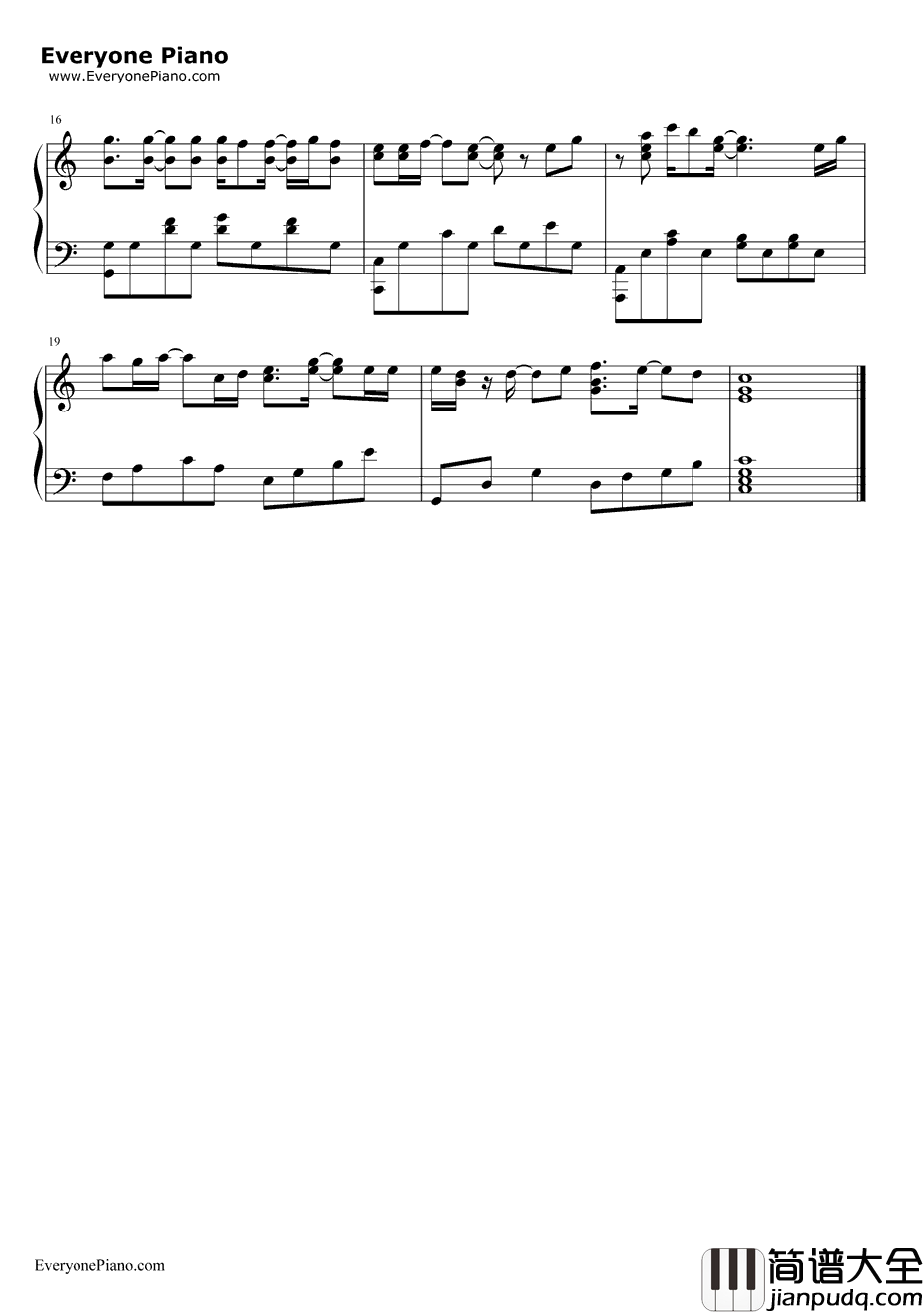 Heal_The_World钢琴谱_迈克尔•杰克逊MichaelJackson