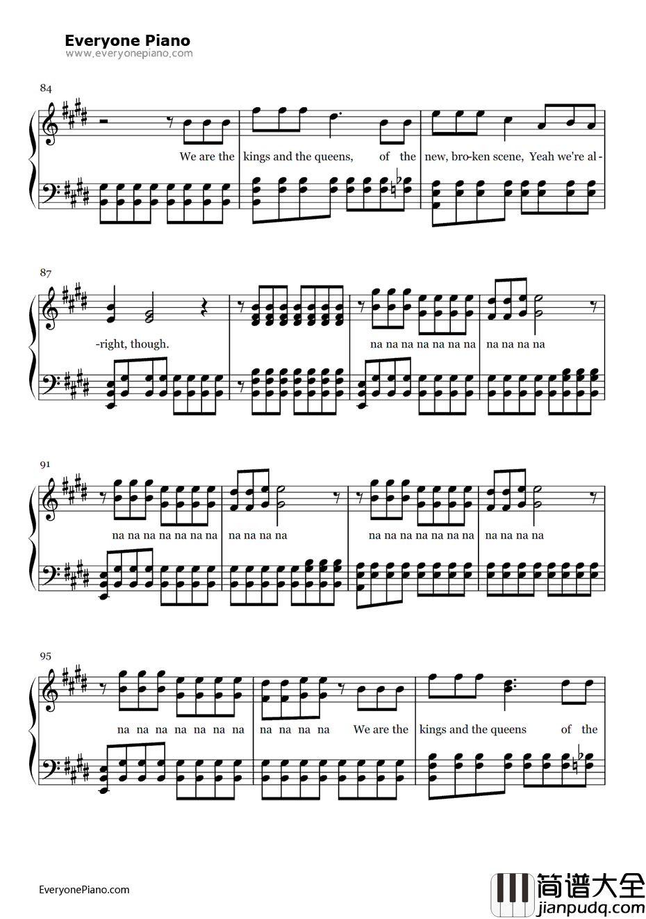 She's_Kinda_Hot钢琴谱_5SecondsofSummer