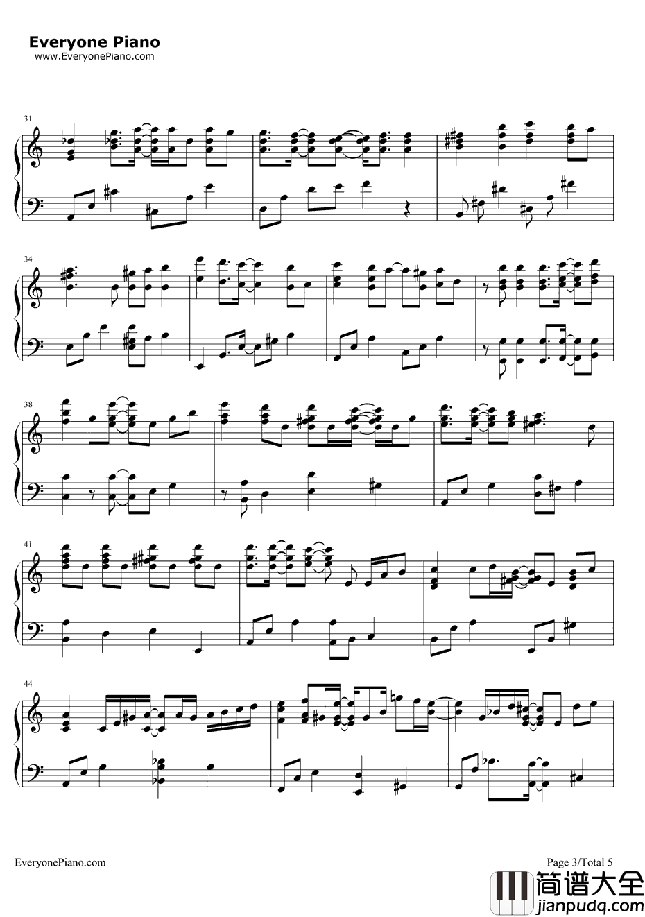 贝多芬病毒钢琴谱_贝多芬