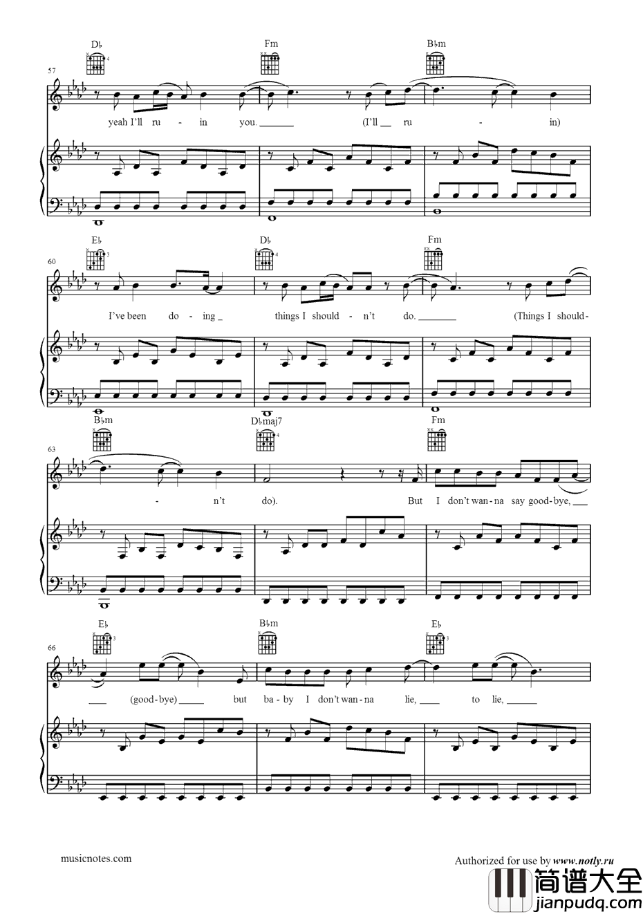 I'maRuin钢琴谱_MarinaandtheDiamonds