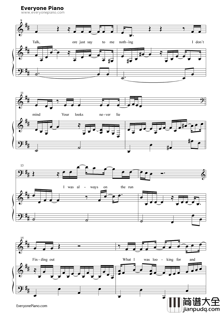 You钢琴谱_TenSharp