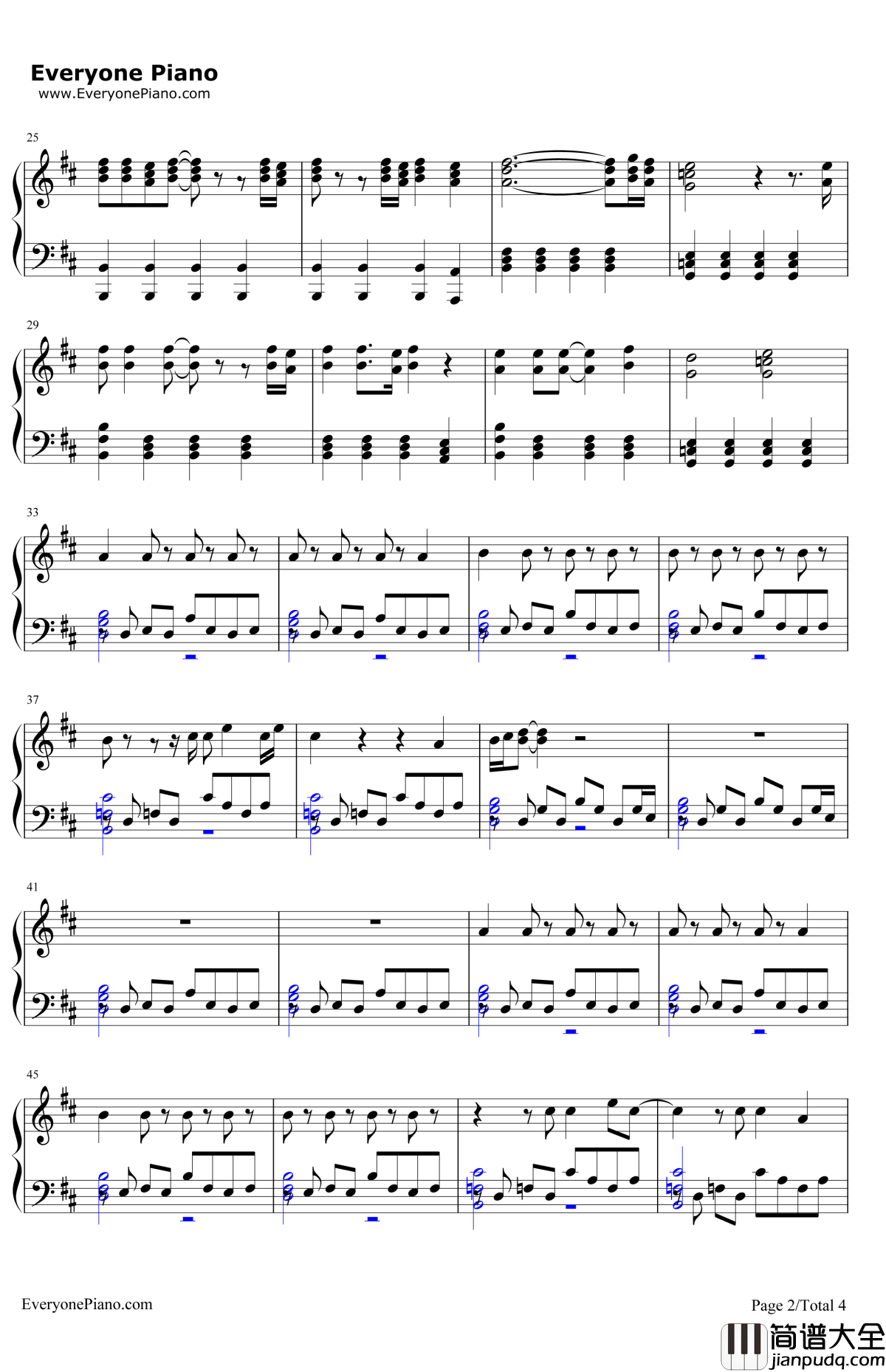 UsandThem钢琴谱_PinkFloyd