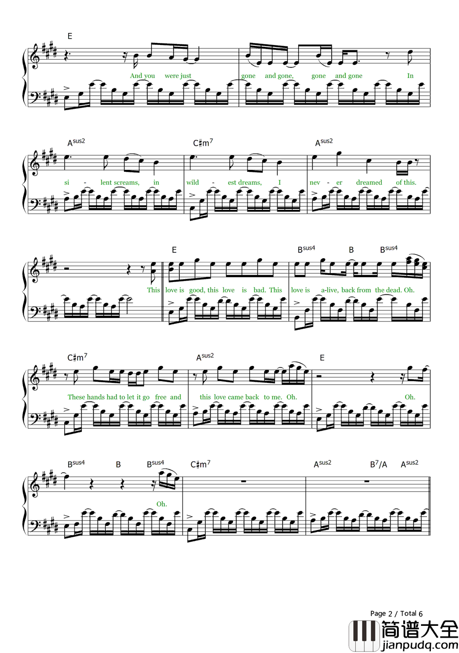 ThisLove钢琴谱_TaylorSwift