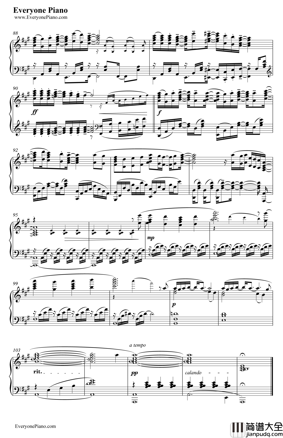 光るなら钢琴谱_Goosehouse_四月是你的谎言OP1