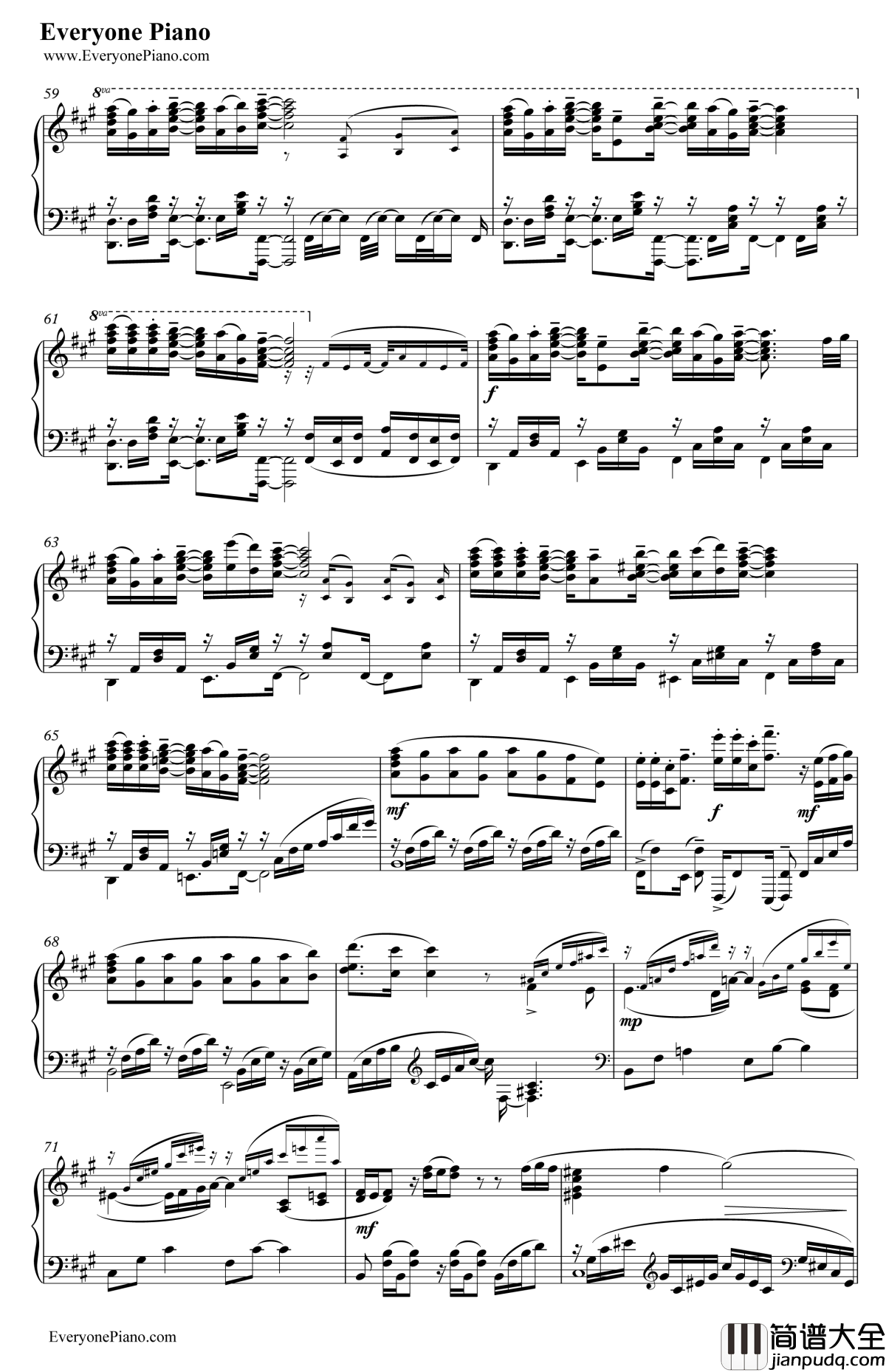 光るなら钢琴谱_Goosehouse_四月是你的谎言OP1