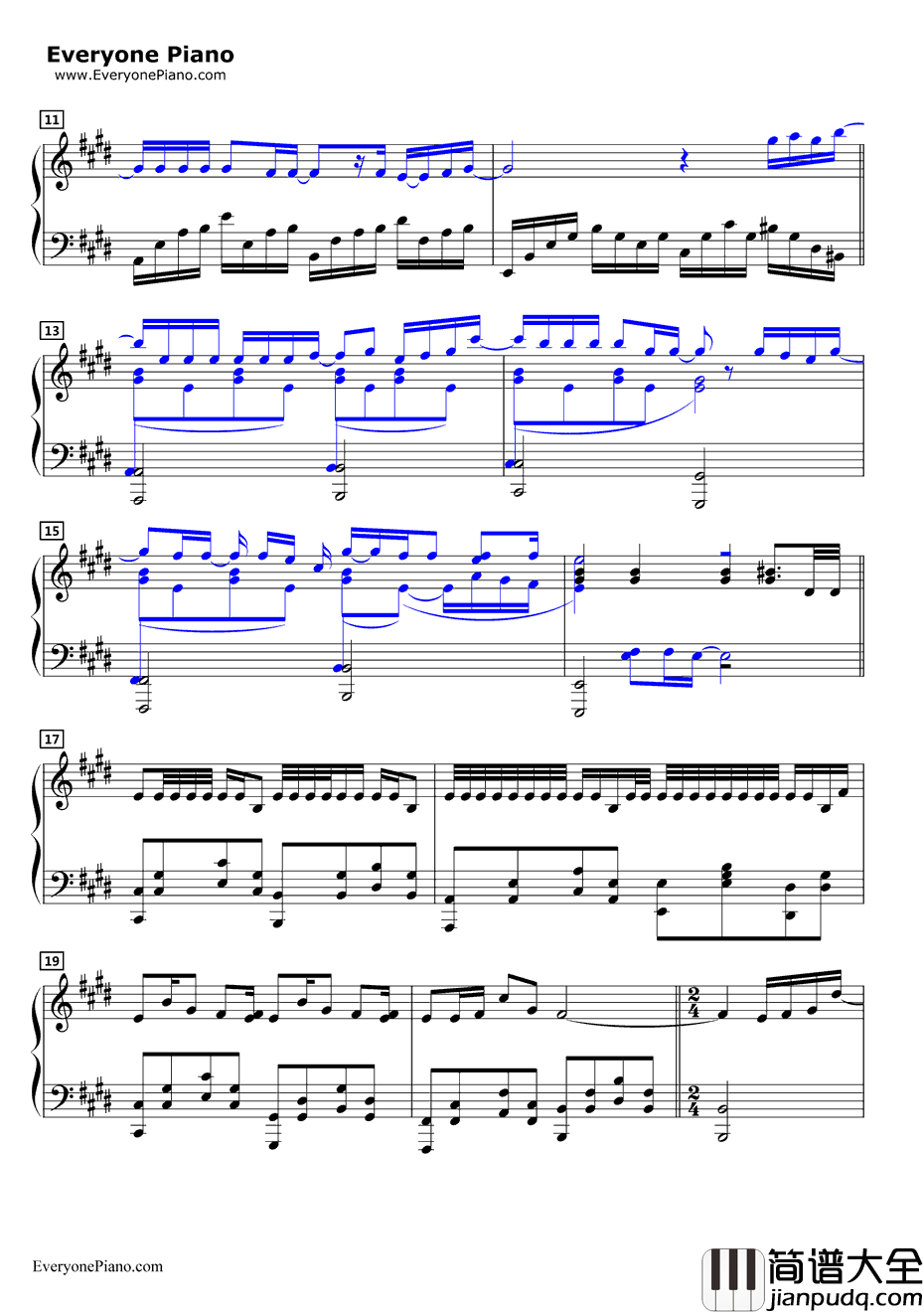 剩下的盛夏钢琴谱_TFBOYS