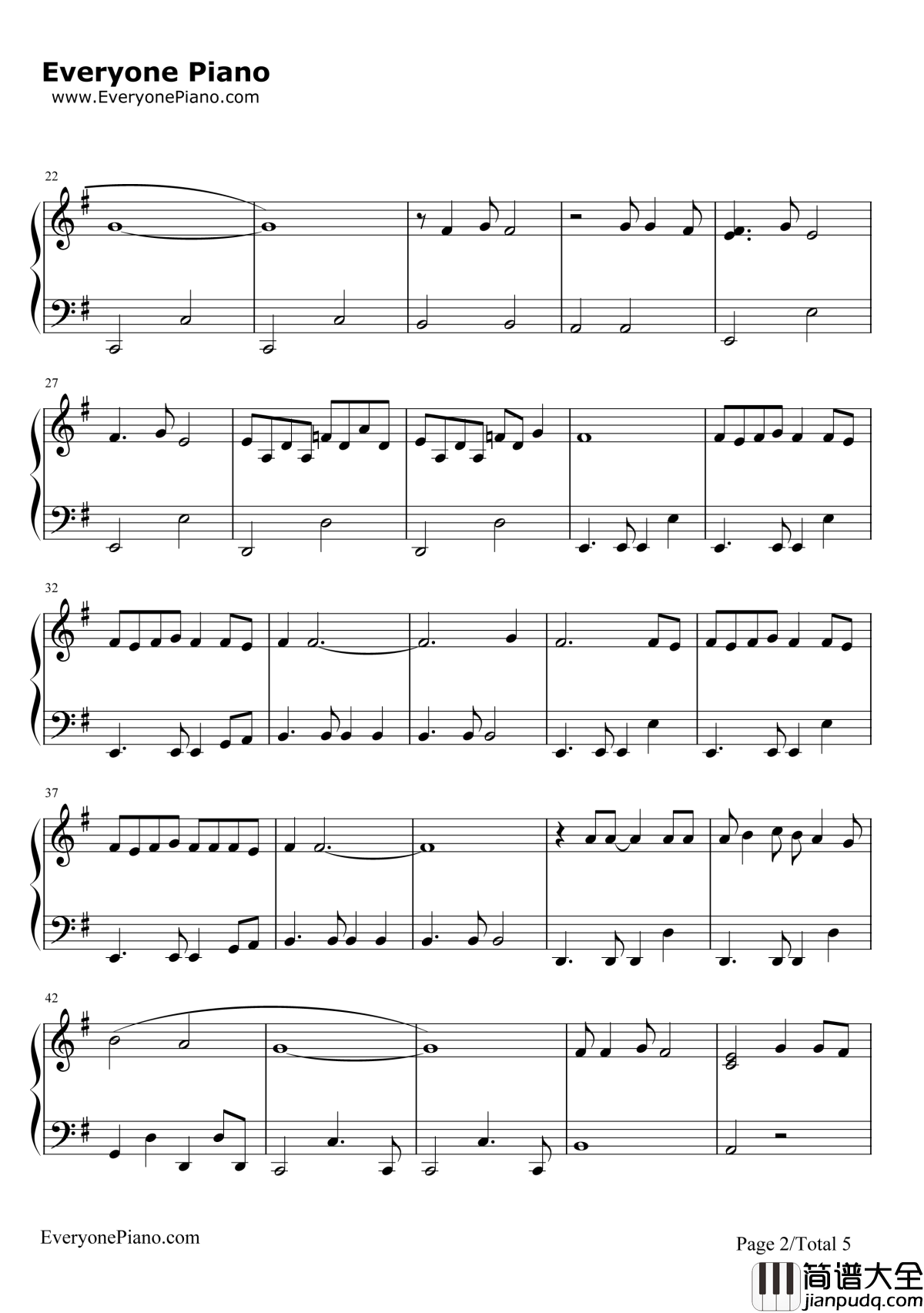 HeyYou钢琴谱_PinkFloyd