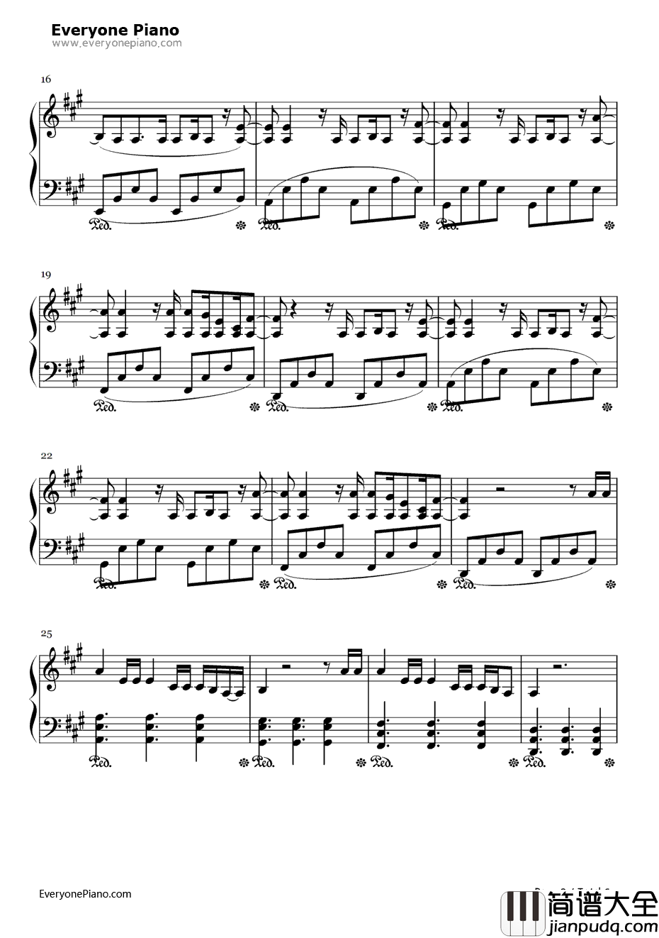 ManonaWire钢琴谱_TheScript