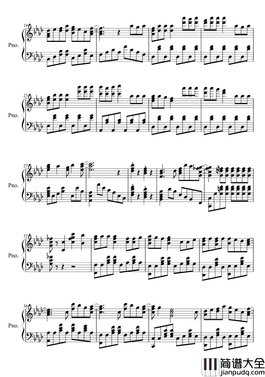 微热からMystery钢琴谱_LilyWhite_LoveLiveOST