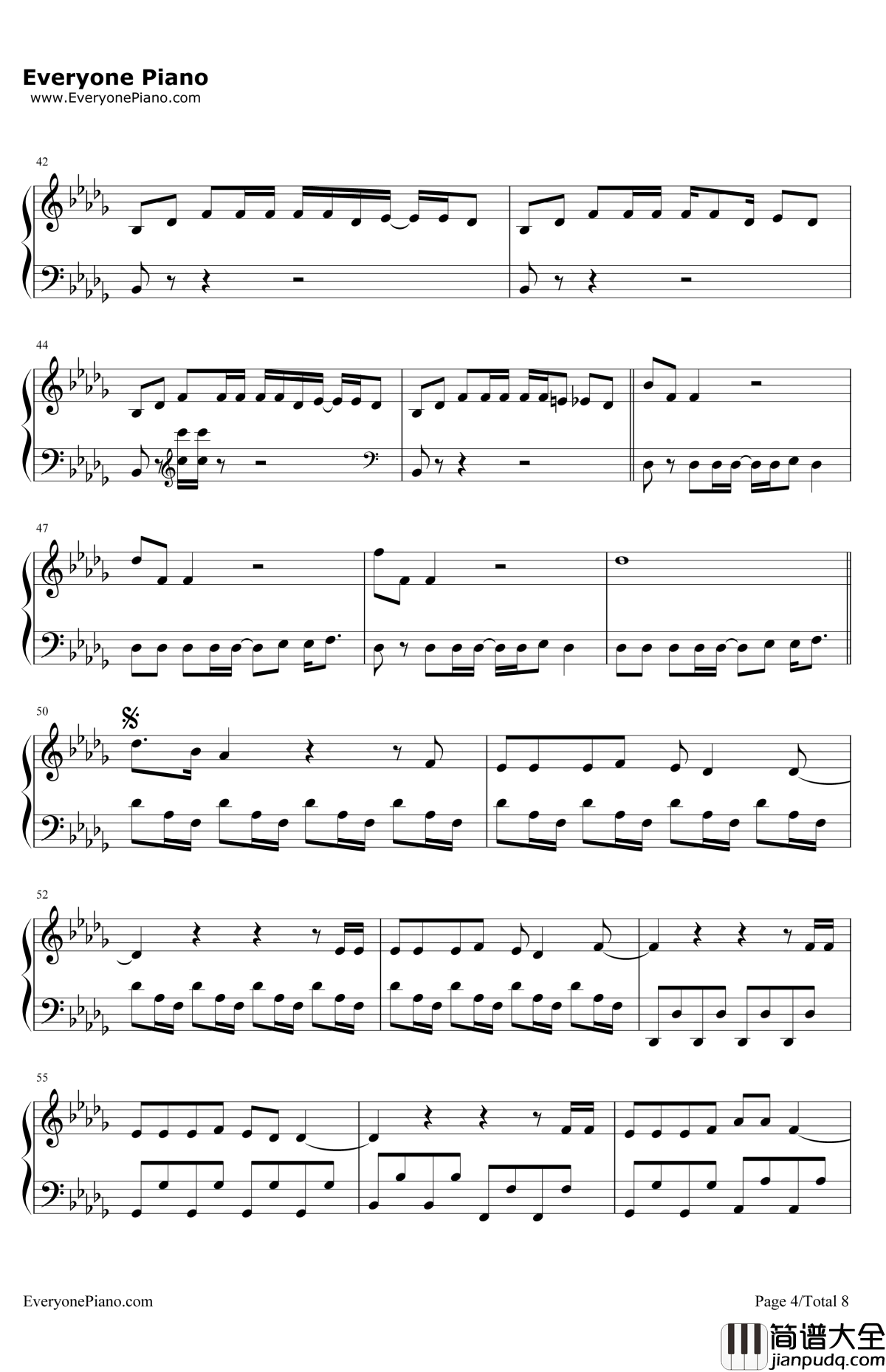 Downtown钢琴谱_Macklemore&RyanLewis