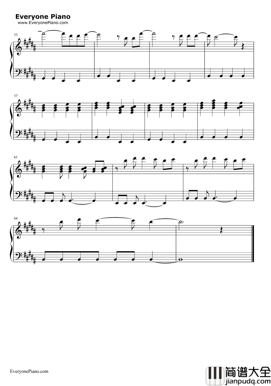 Try钢琴谱_AsherBook