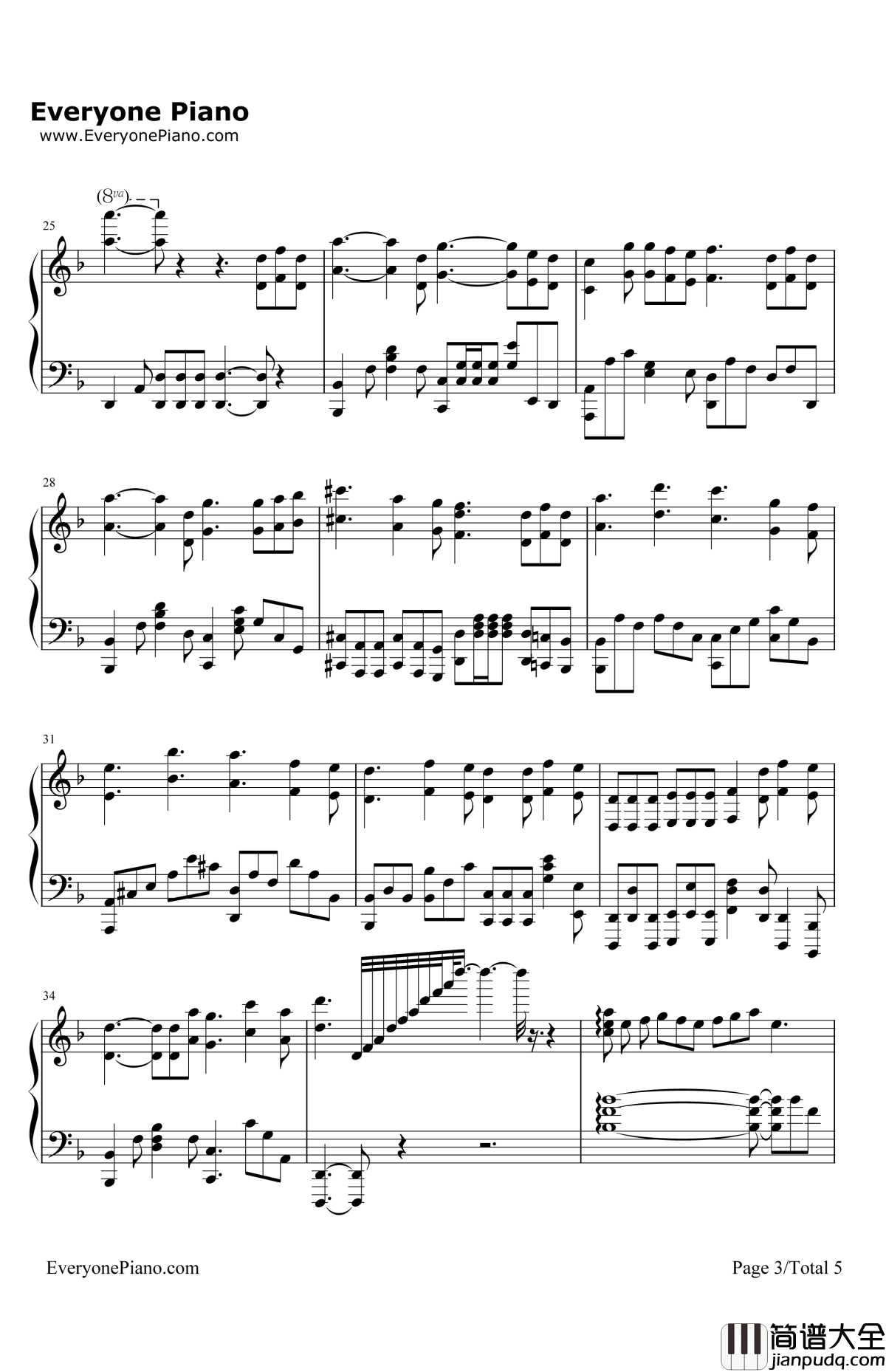 LastStardust钢琴谱_Aimer_Fate/staynightUnlimitedBladeWorks插曲