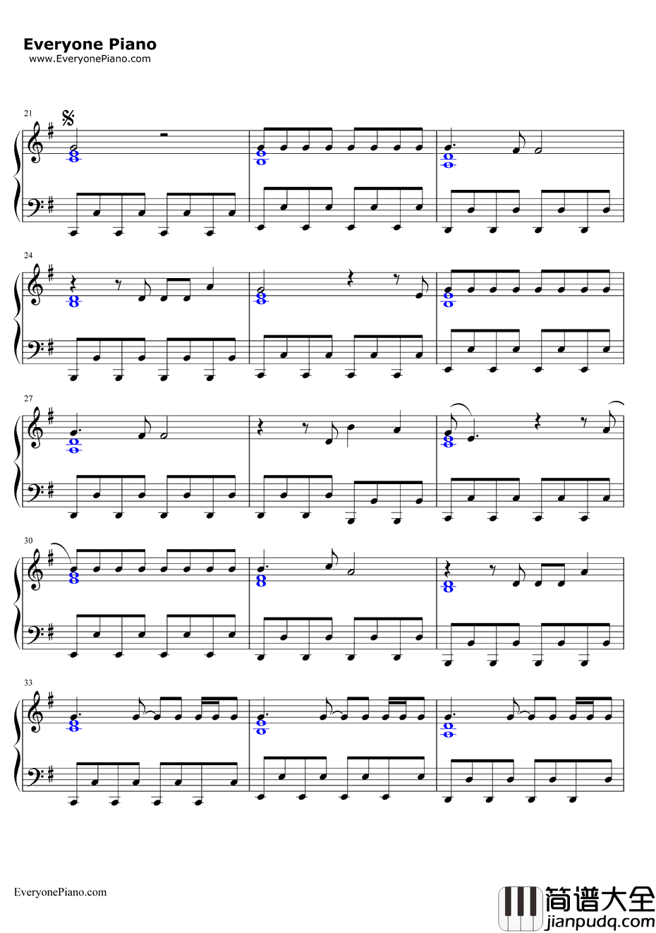 IfIHadYou钢琴谱_AdamLambert