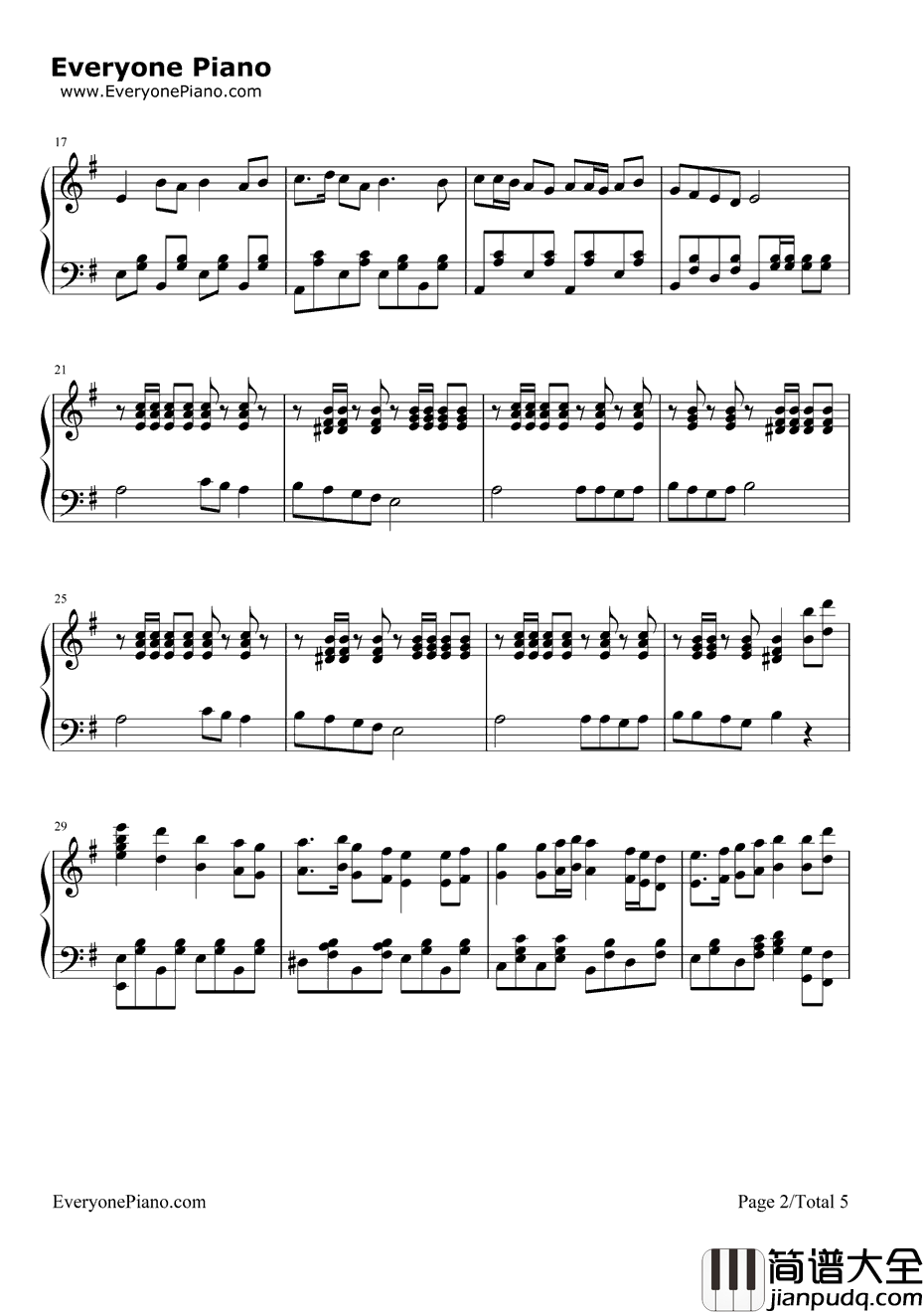 水手钢琴谱_郑智化