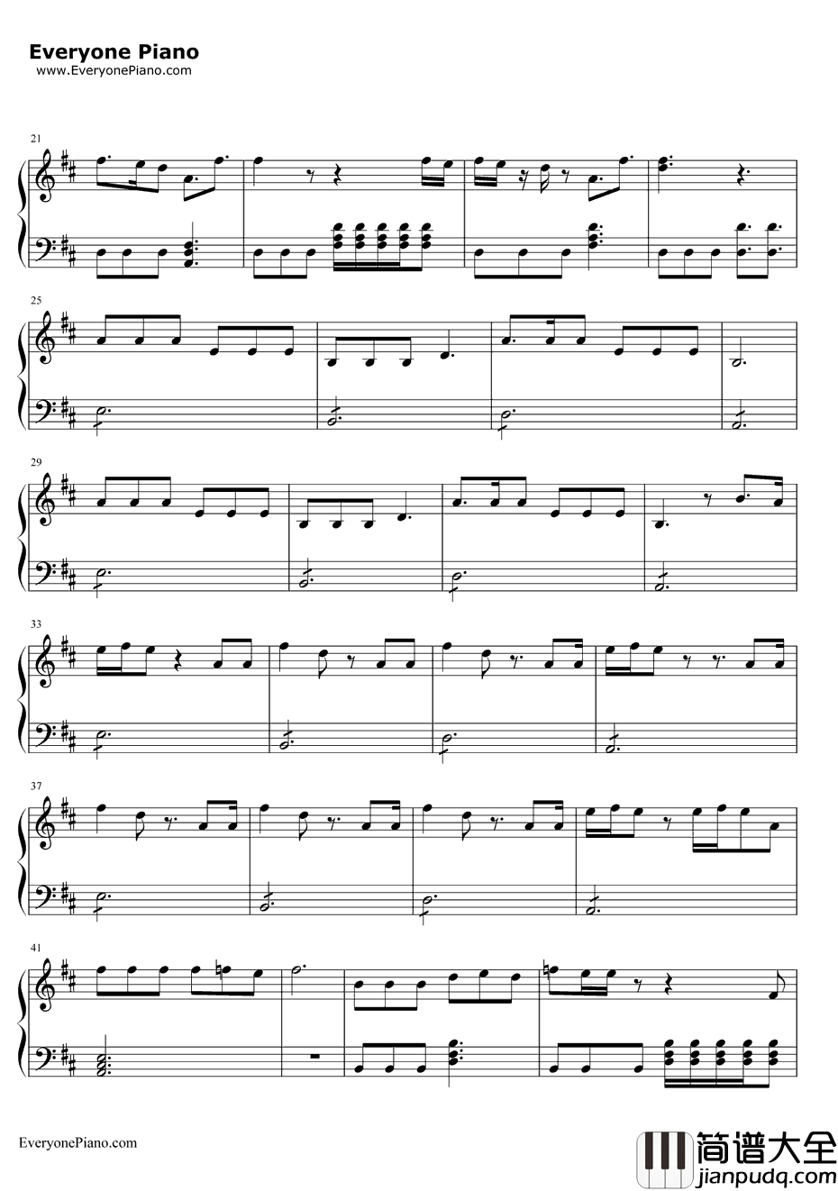 Powerful钢琴谱_MajorLazer