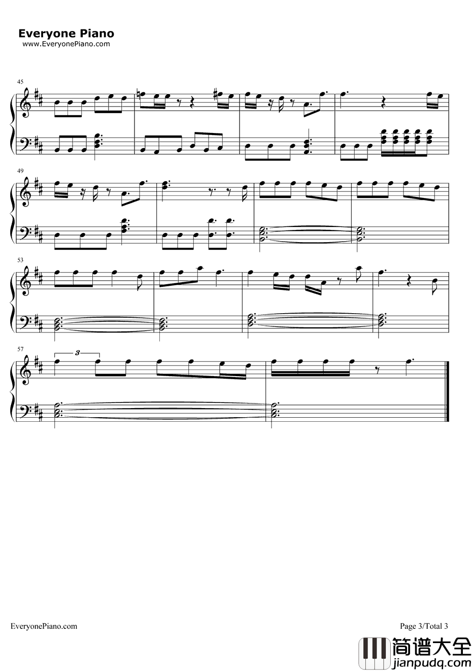 Powerful钢琴谱_MajorLazer