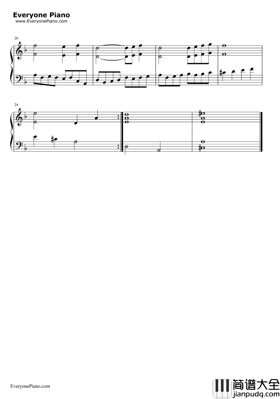 AttheBottomoftheNight钢琴谱_光田康典__超时空之轮_原声带