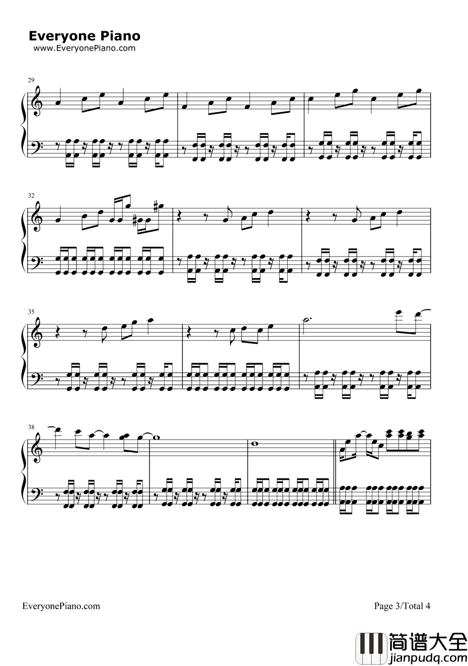 DanzaKuduro钢琴谱_DonOmar