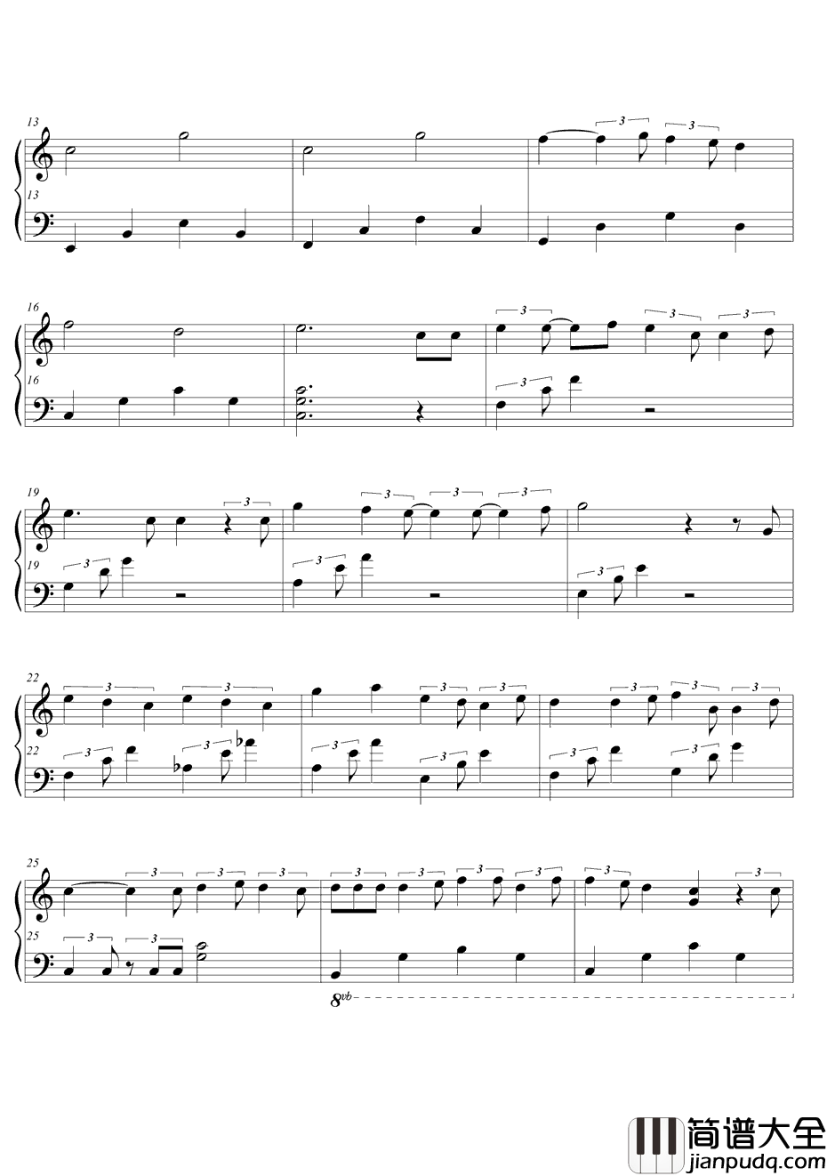 ニルバナ钢琴谱_Tia_野良神ARAGOTO片尾曲