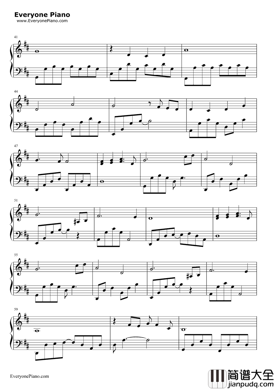 爱的讴歌钢琴谱_石英銀柳原_韩国电视剧_火花_主題曲