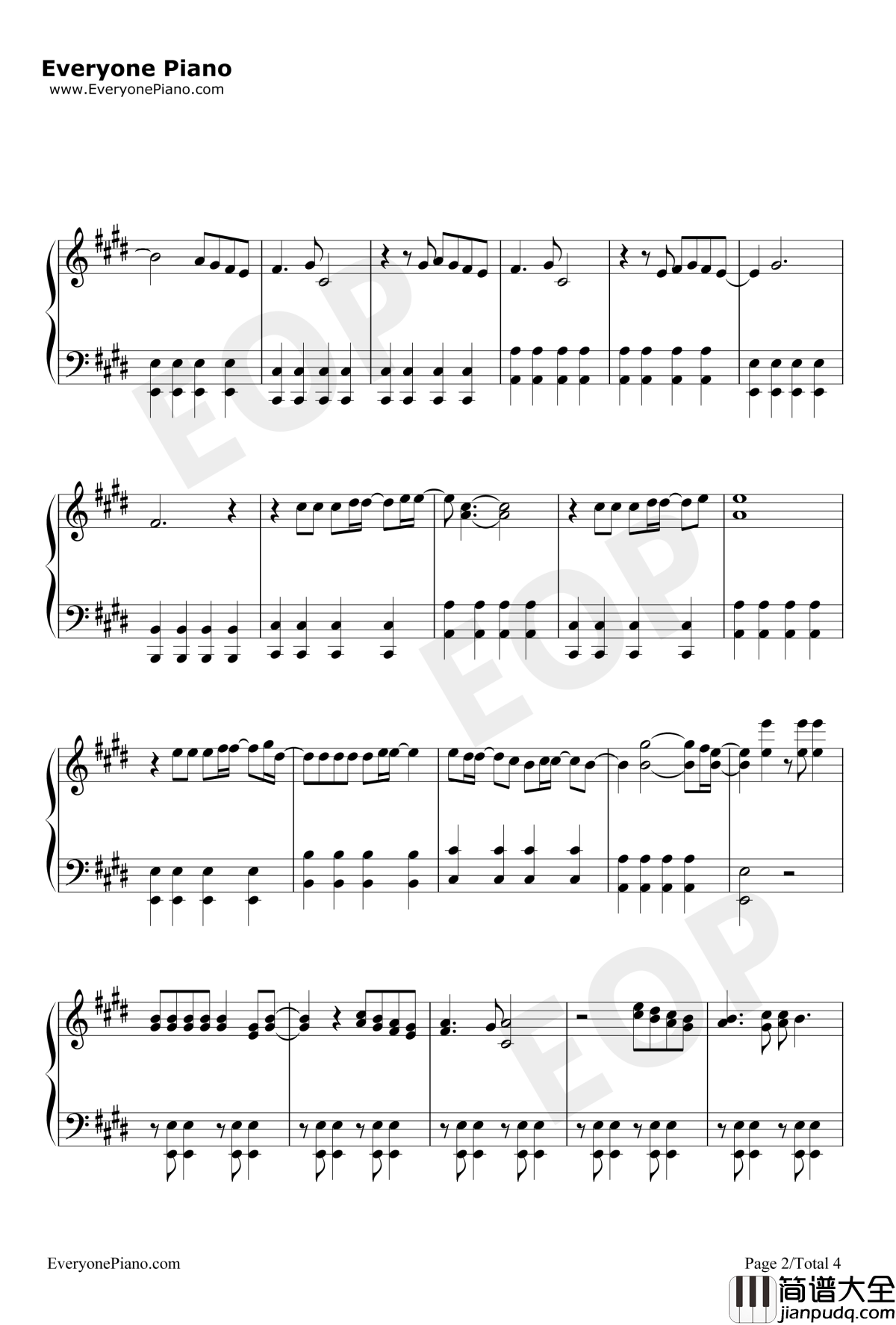 WaitingfortheEnd钢琴谱_LinkinPark