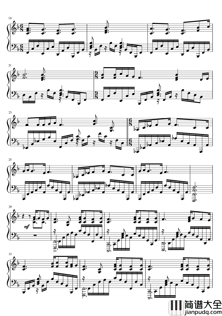 君の文字钢琴谱_熊木杏里_CharlotteED