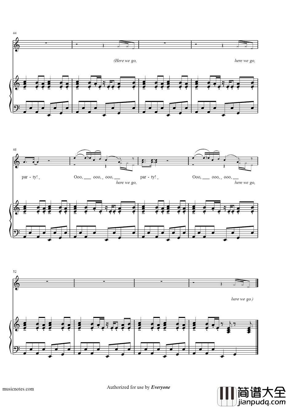 Emergency钢琴谱_IconaPop