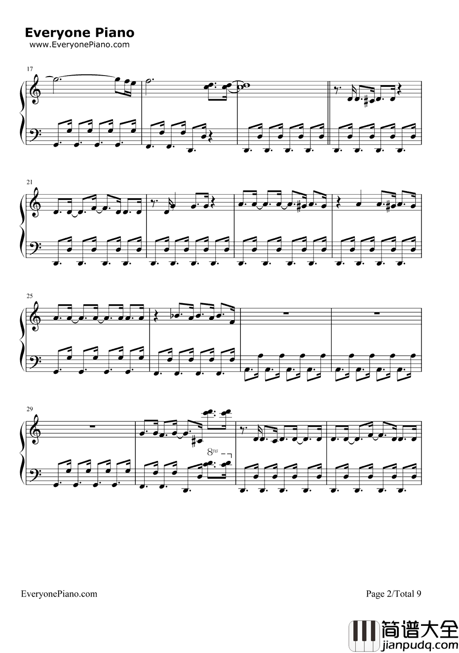 Uprising钢琴谱_Muse