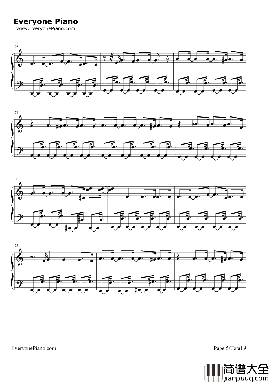 Uprising钢琴谱_Muse