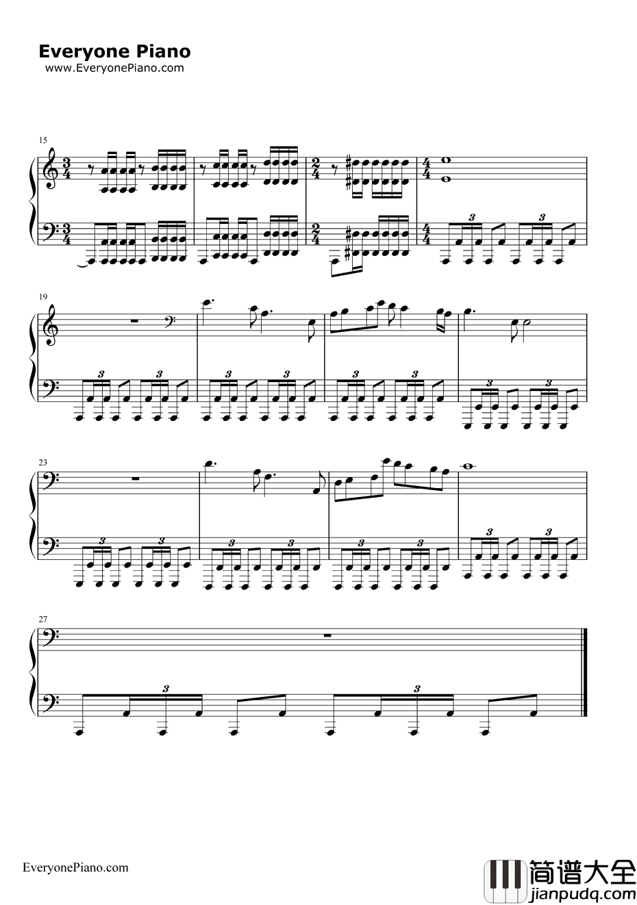 Supremacy钢琴谱_Muse