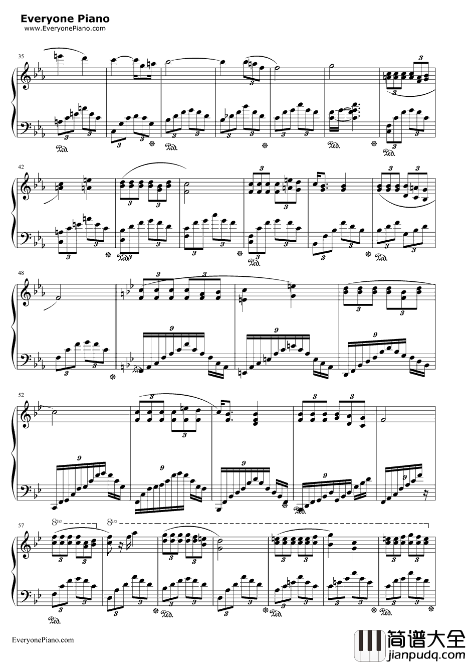 同桌的你钢琴谱_老狼_华丽版